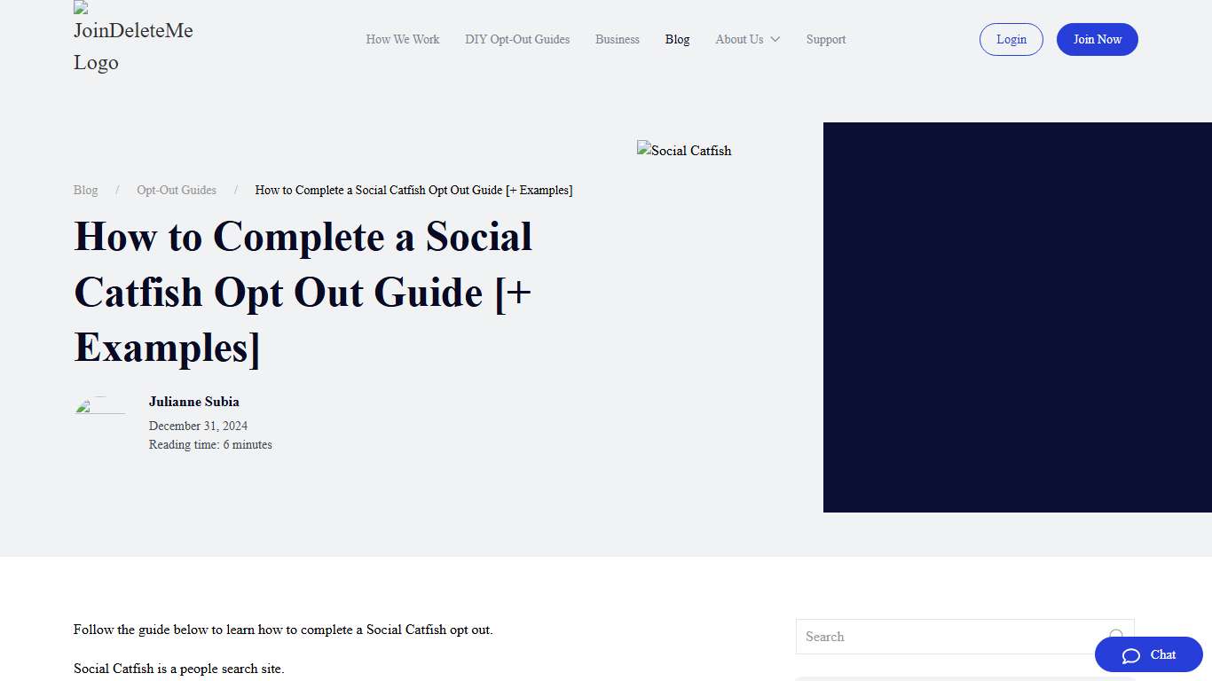How to Complete a Social Catfish Opt Out Guide [+ Examples]